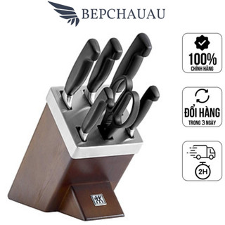 Bộ dao zwilling gourmet, 7 món tự mài, bộ dao nhà bếp, made in germany, bepchauau