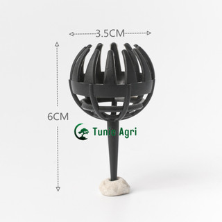 Giỏ đựng phân tan chậm Nhật bản bằng nhựa dẻo rọ phân tan chậm inox kim loại 304 màu ngẫu nhiên