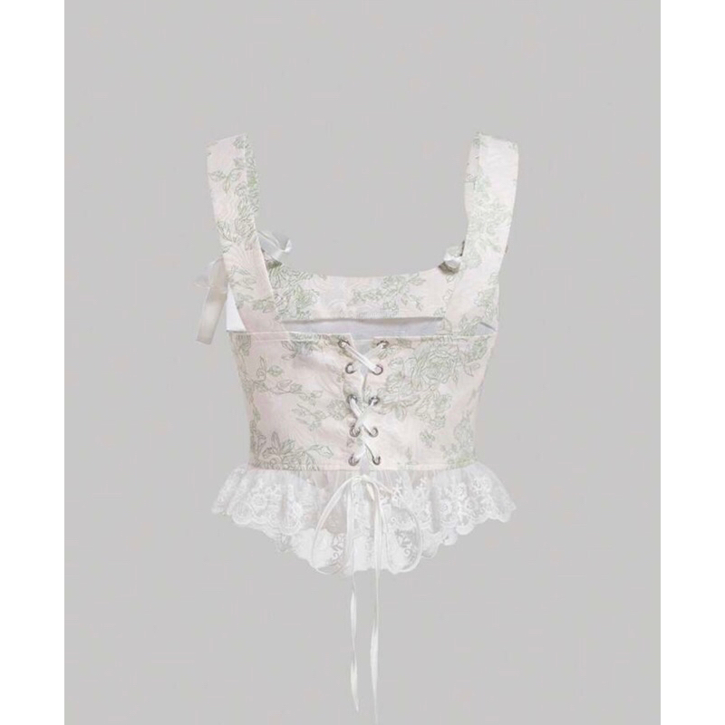 Áo tương phản 2 dây