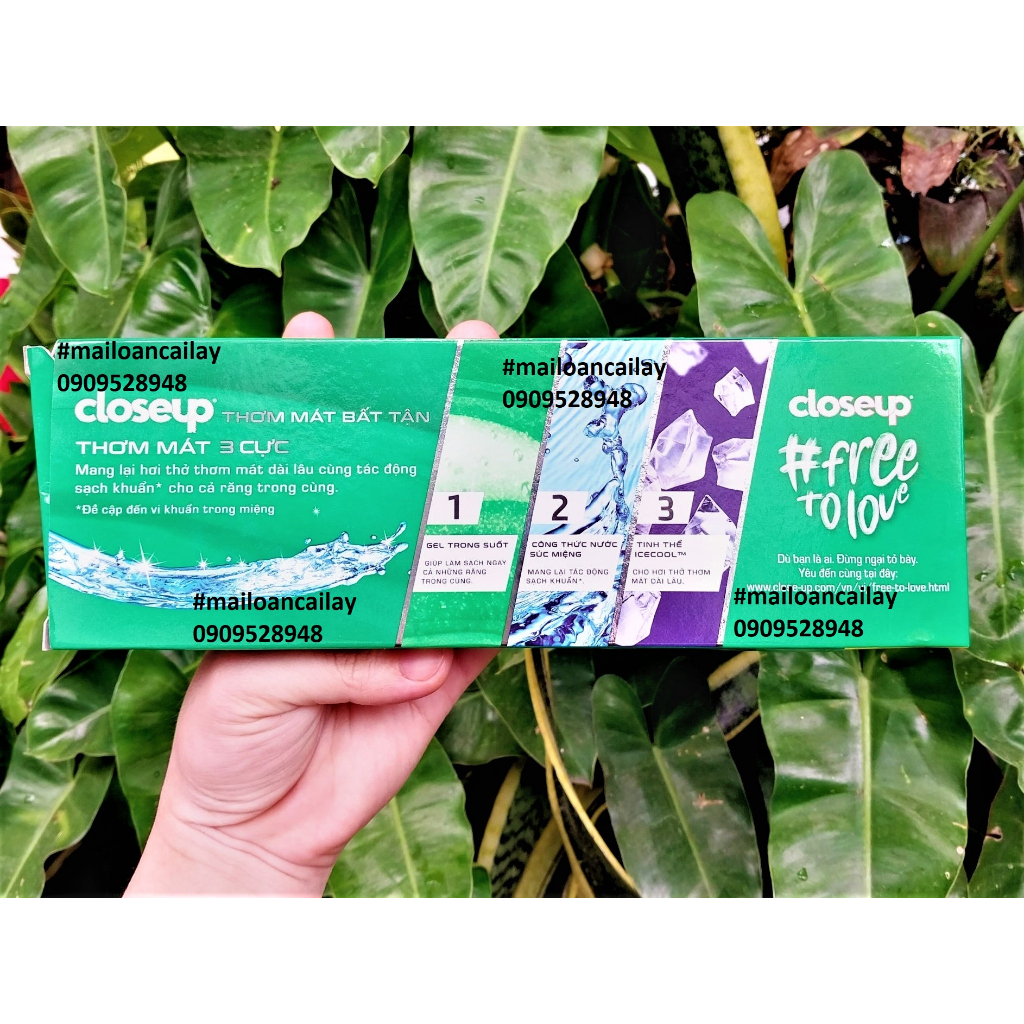 Kem đánh răng Closeup BẠC HÀ 230gr