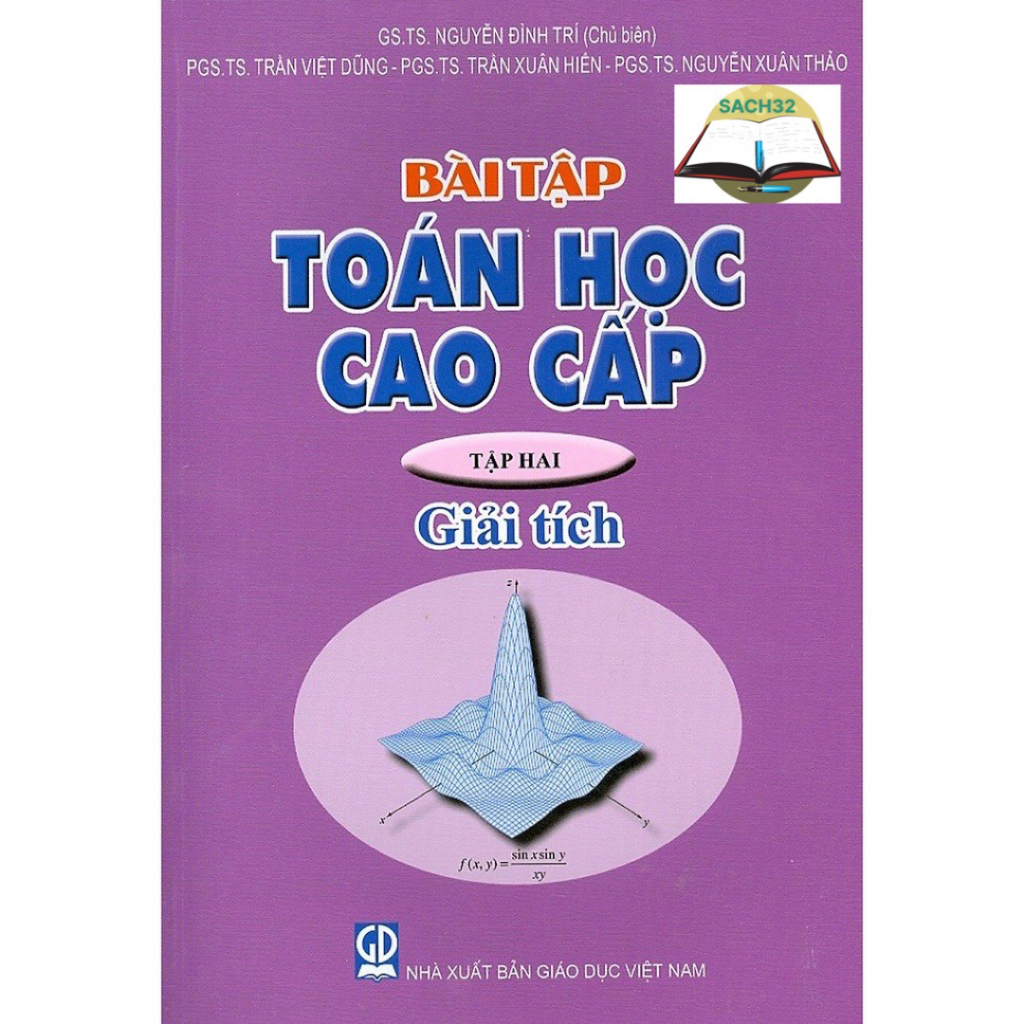Sách - Combo Toán Học Cao Cấp Tập 2 + Bài Tập : Giải Tích