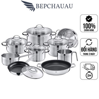 Bộ nồi đức silit achat 10 món, dùng cho mọi loại bếp, nhập đức, bepchauau