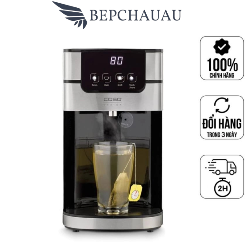 Bình Thuỷ Điện Caso PerfectCup 1000 Pro, Dung Tích 4L, Nhập Đức, BH 12 Tháng, Bepchauau