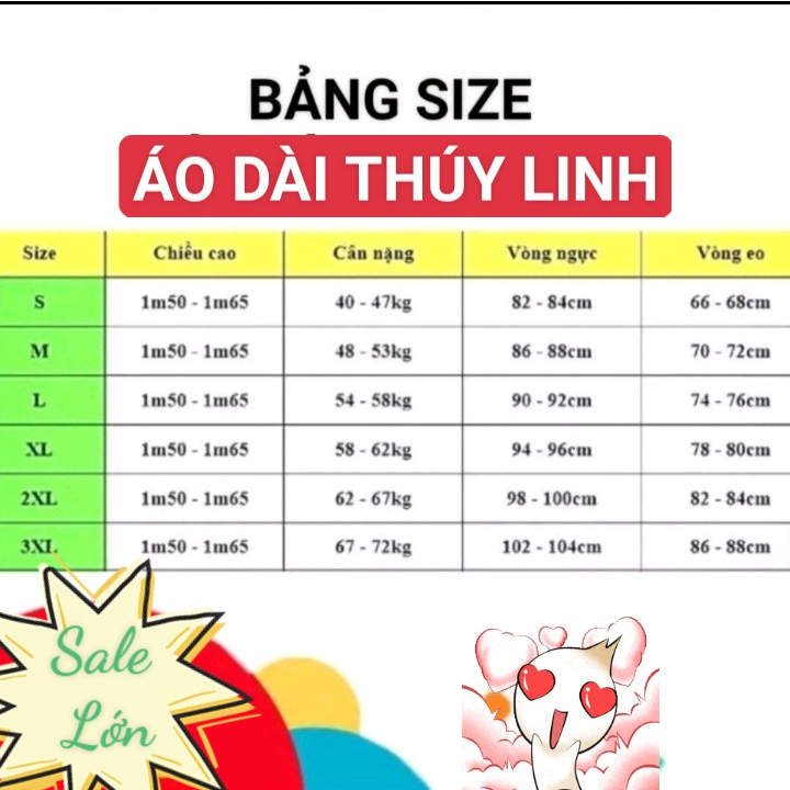 Áo dài hoa nhí, cổ tròn vai bồng, áo dài nhí đủ màu _ áo dài Thúy Linh