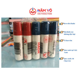 Combo 3 chai keo hồ dán giấy đa dụng, keo sữa hada / hoa đào