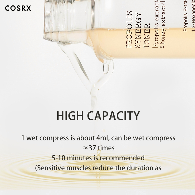 Cosrx Hydrium Watery Toner & Full Fit Propolis Synergy Toner cho làn da tươi sáng, kết hợp tuyệt vời giữa nước propolis và nước panthenol
