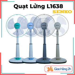  Quạt Lửng Senko L1638 - Quạt Điện Cây Đứng Lỡ 3 Mức Tốc Độ Gió Làm Mát Nhanh Chóng Không Ồn - BH 12 Tháng - Chính Hãng 