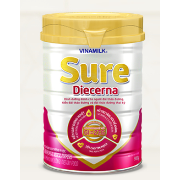 DATE 2024- Sữa bột Vinamilk Sure Diecerna lon 400 và 900g (cho người bệnh tiểu đường)