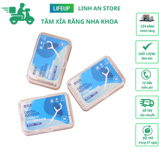 Combo 3 hộp 50 que tăm xỉa răng nha khoa dùng 1 lần - lifeup