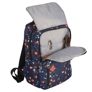 Balo Thời Trang SimpleCarry Issac 22 Họa Tiết Hoa, Ngăn Chứa Rộng Rãi, Trượt Nước