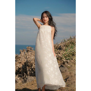 ĐẦM MAXI THIẾT KẾ XẾP LY NGỰC