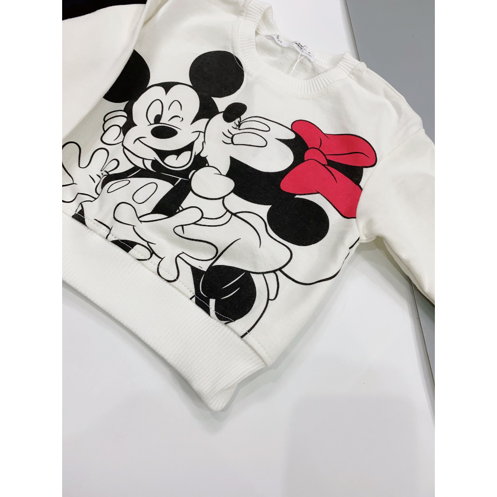 B596 - BỘ NỈ 2 MICKY CHO BÉ