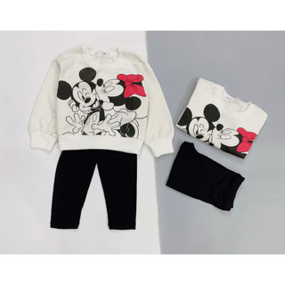 B596 - bộ nỉ 2 micky cho bé