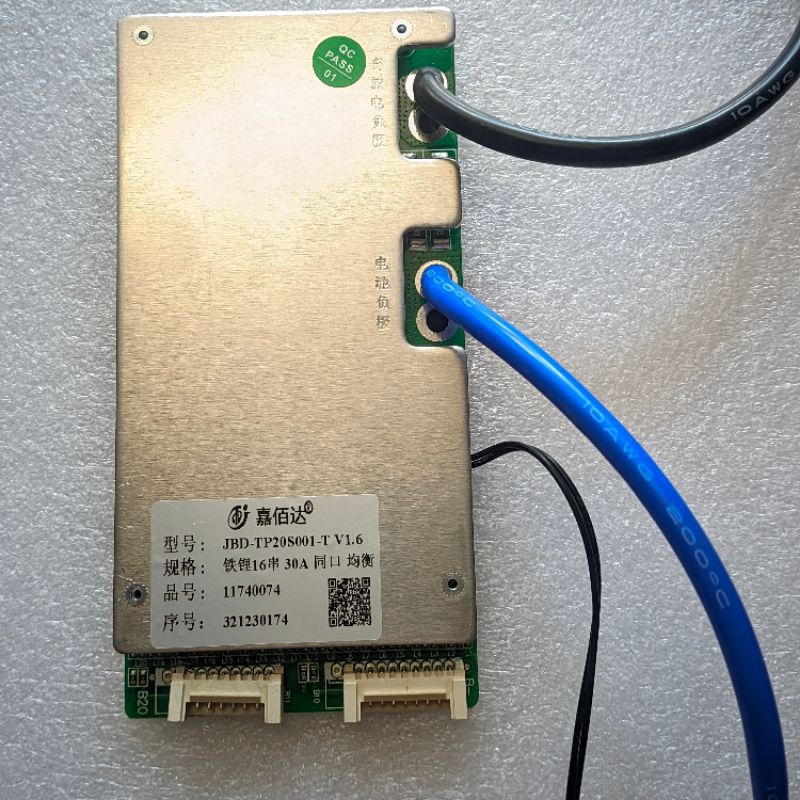 Mạch BMS JBD 8s, 16s, 20s...24v, 48v, 60v bảo vệ và cân bằng pin sắt 3.2v