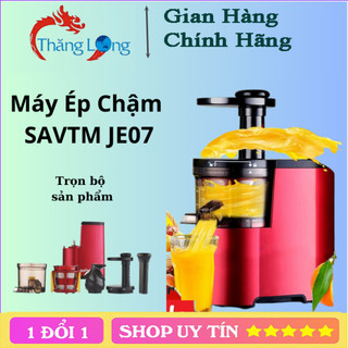 Máy Ép Chậm Tự Động Savtm JE07 Chính Hãng - Máy Ép Các Loại Rau, Củ, Quả - Bảo Hành 12 Tháng