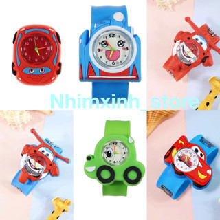Đồng hồ đập tay hình ô tô xe máy cá tính cho bé