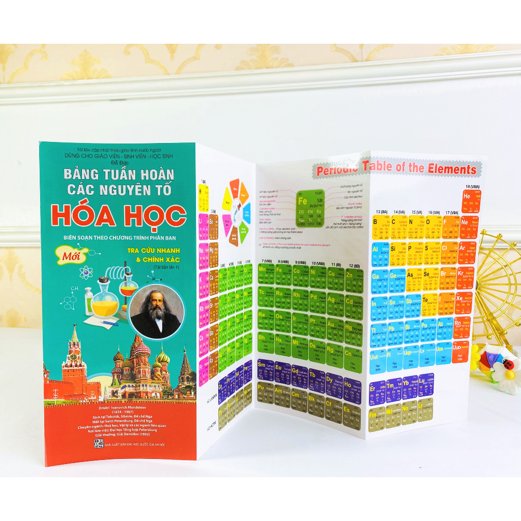Sách - 10 Bảng tuần hoàn các nguyên tố hóa học