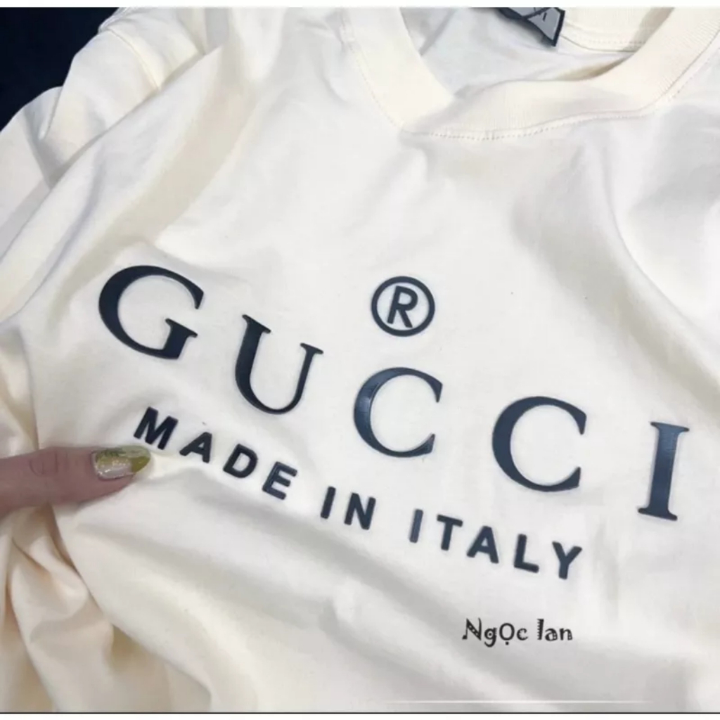Áo Thun G.C Italy ❤ Áo Phông Cotton Dày Dặn Dáng Rộng Nam Nữ NVA310
