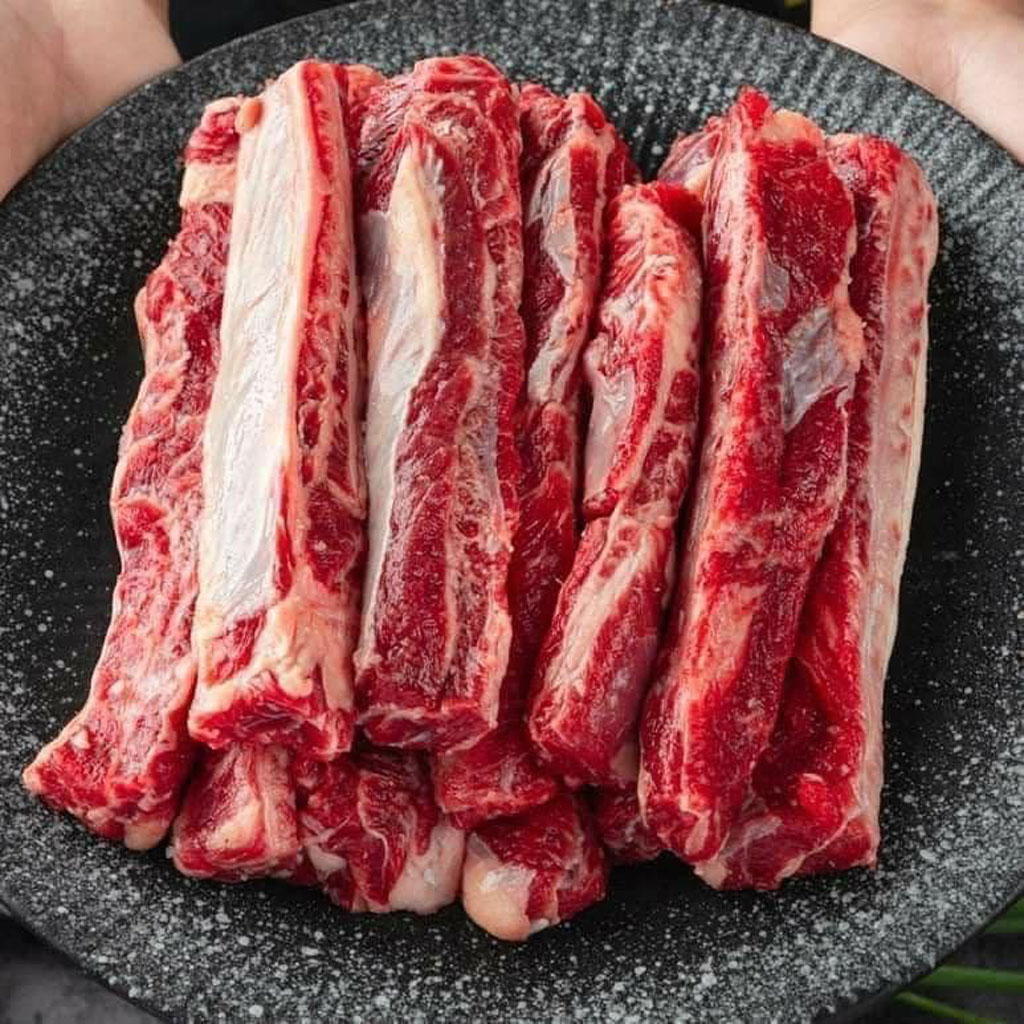 Dẻ sườn bò rút xương GreenMeat 1kg  - Ship hỏa tốc 1H
