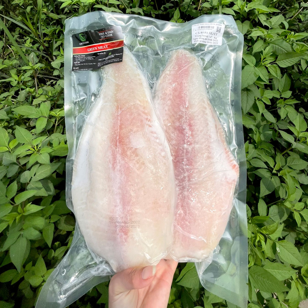 Cá basa phi lê | cá basa fillet GreenMeat 1KG thơm ngon - Ship hỏa tốc 1h Hà Nội