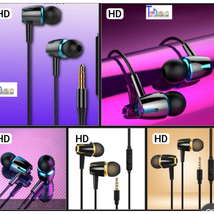 Tai Nghe tặng bao tay, Tai Nghe Nhét Tai truyền thống Có Micro Jack 3.5mm Cho Điện Thoại