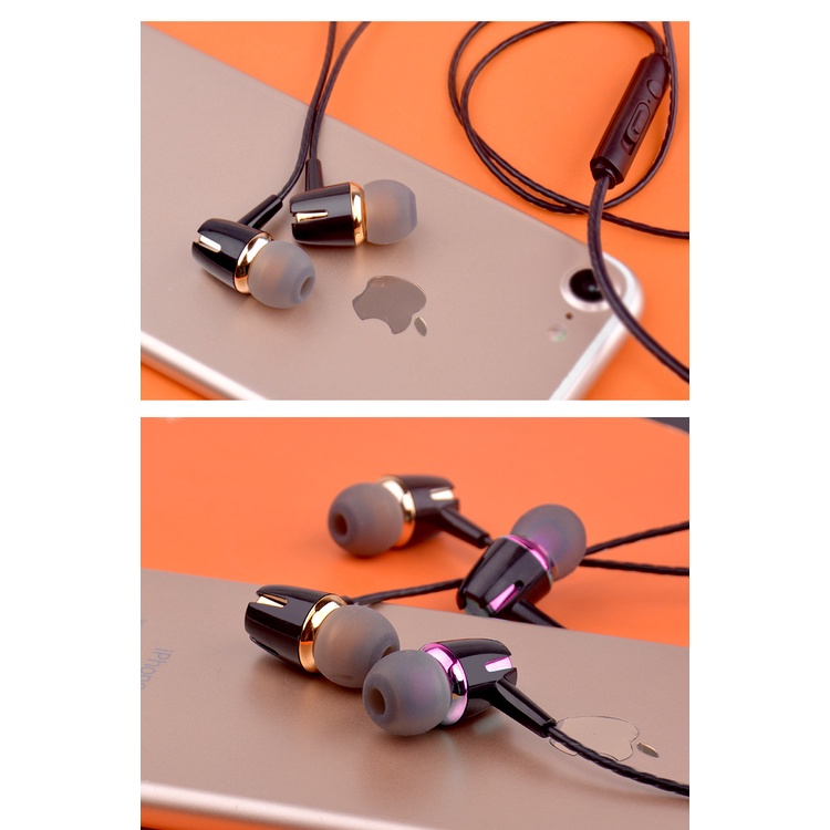 Tai Nghe tặng bao tay, Tai Nghe Nhét Tai truyền thống Có Micro Jack 3.5mm Cho Điện Thoại
