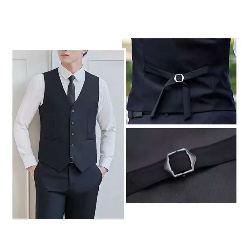 Khoen tăng giảm thời trang mới bằng kim loại cho áo nam gile, áo vest 20mm