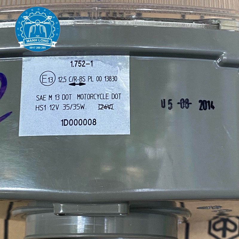 Đèn pha Vespa sprint halogen