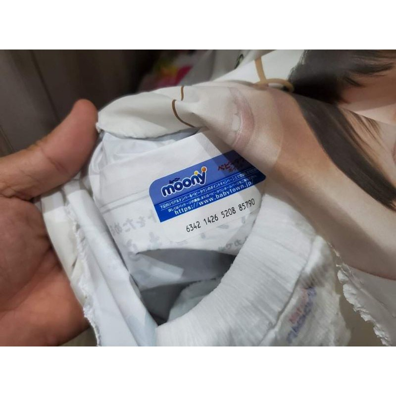Tả bỉm dán quần Moony Natural đủ size NB62/S58/M46/L38/L36/XL32 cho bé