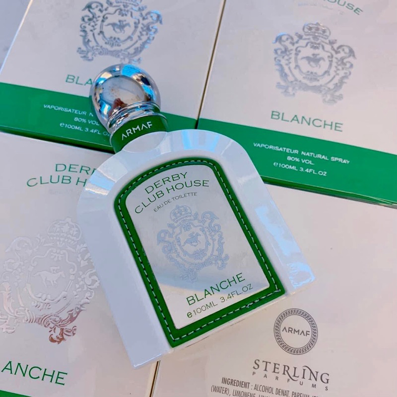 Nước hoa Chính Hãng Derby Club House Blanche EDP