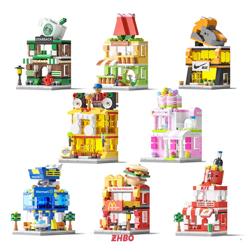 Bộ đồ chơi lắp ráp Starbucks Việt Nam Mô hình Sáng tạo Đồ chơi giáo dục