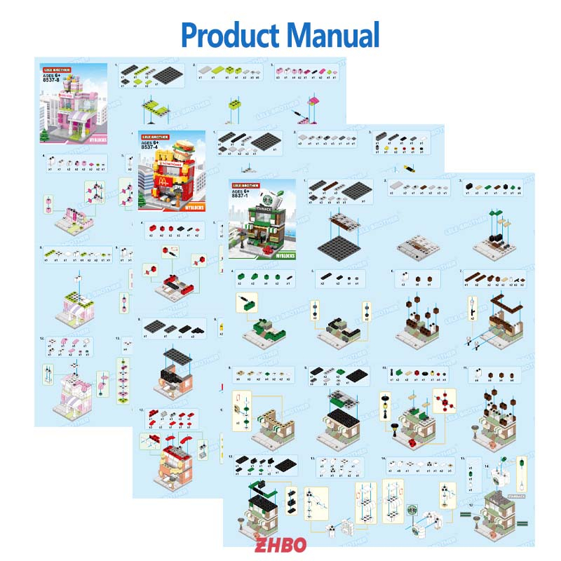 Bộ đồ chơi lắp ráp Starbucks Việt Nam Mô hình Sáng tạo Đồ chơi giáo dục