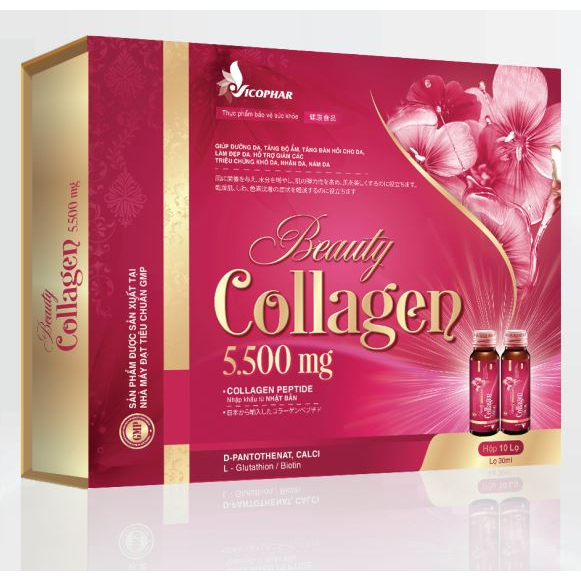 Collagen nước hàm lượng cao 5.500mg nguyên liệu nhập khẩu từ Nhật Bản