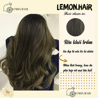 thuốc nhuộm tóc rêu khói trầm + tặng oxy trợ dưỡng - lemon.hair