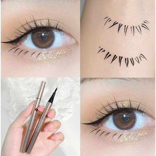 Bút kẻ mắt Bobeini dạng lỏng chống thấm nước nhanh khô 0.6g