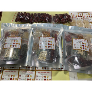 Combo 3 set chè tặng 3 bịt Yến 3 bịt táo