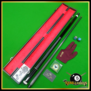 Cơ konllen kl10-12f ngọn carbon chuyên nghiệp cao cấp dòng cơ bi a đánh pool, hàng chính hãng tặng full phụ kiện