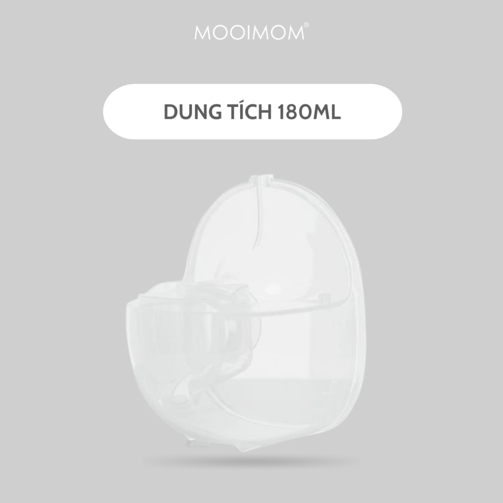 Cup Đựng Sữa - Phụ Kiện Máy Hút Sữa Không Dây Cao Cấp MOOIMOM M3 MMAC2101