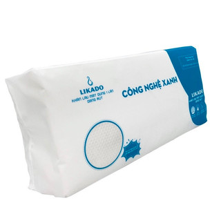  KHĂN LAU MẶT LIKADO 80 TỜ  GÓI DẠNG RÚT dùng 1 lần kích thước 20 x 20 cm 