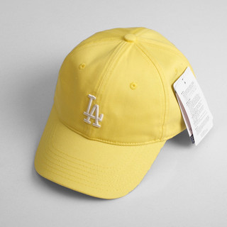 Mũ lưỡi trai Meowist Unisex MLB chất liệu vải Kaki logo yellow  LA,nón lưỡi trai Hàn Quốc