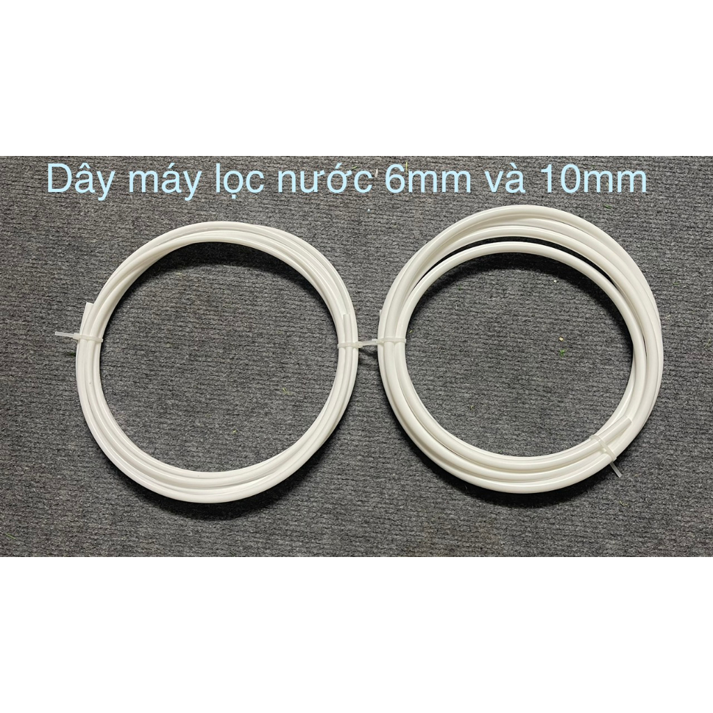 Dây cấp 10mm, dây 6mm dùng cho máy lọc nước RO - Giá bán 1m