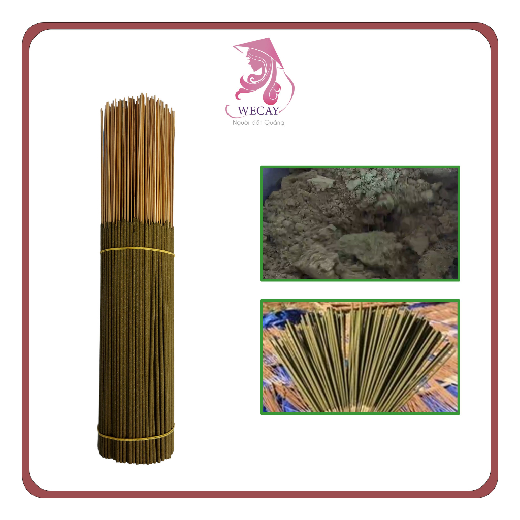 Nhang Khuynh Diệp Quảng Ngãi 1 bó 1 kg 1000g kích thước 25cm và 38cm