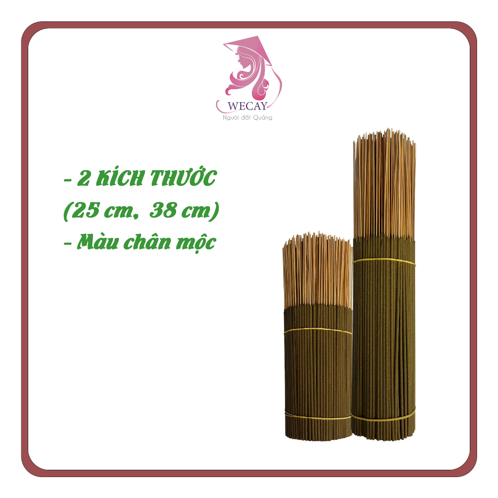 Nhang Khuynh Diệp Quảng Ngãi 1 bó 1 kg 1000g kích thước 25cm và 38cm