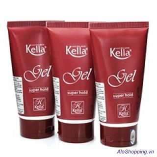 Gel tạo kiểu giữ nếp tóc kella màu đỏ tuýp 150ml