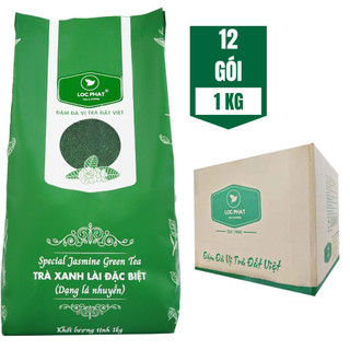 Thùng trà xanh lài đặc biệt lộc phát 1kg