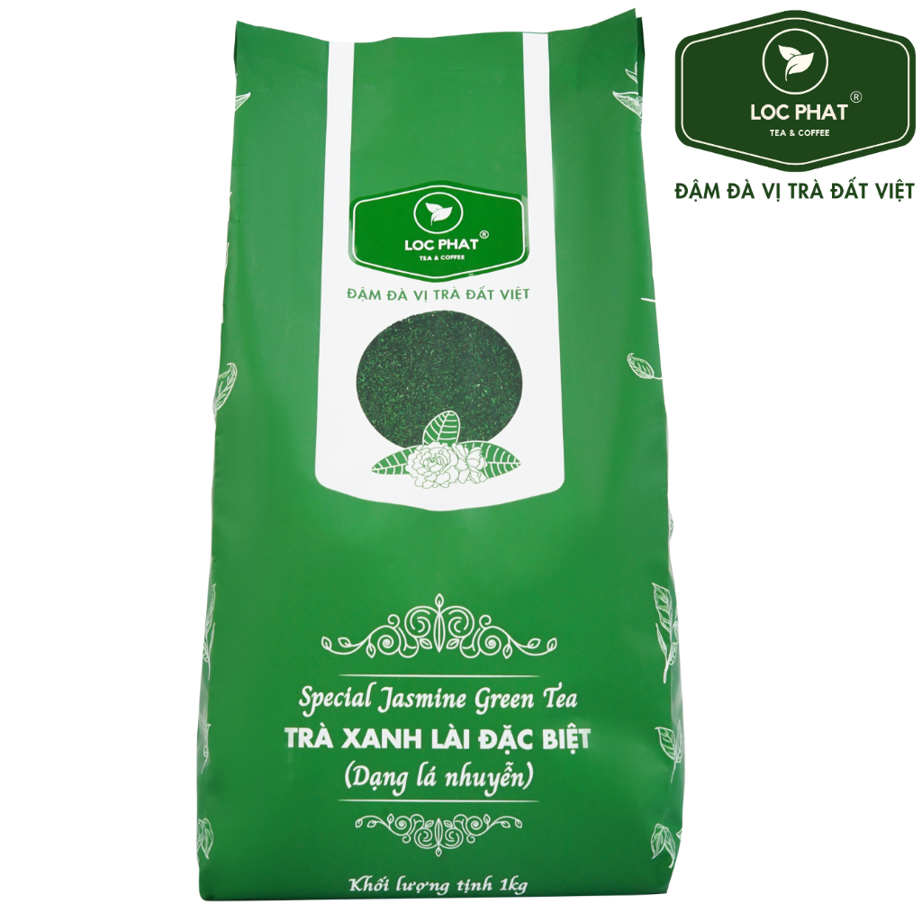 Thùng Trà Xanh Lài Đặc Biệt Lộc Phát 1kg (Dạng Lá Nhuyễn)