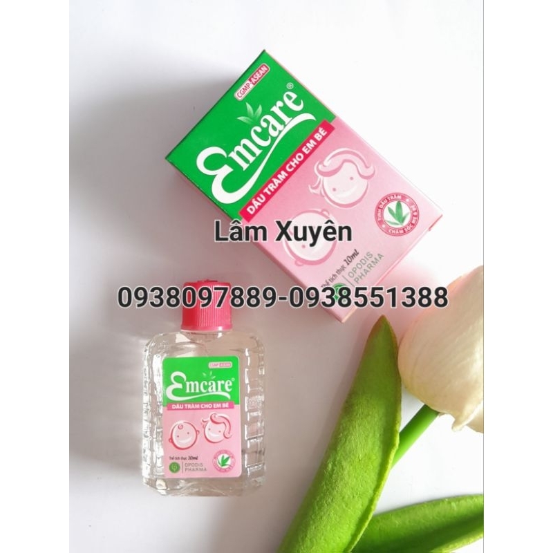 Dầu tràm em bé Emcare 10ml 🔥 CHÍNH HÃNG 🔥 giúp hỗ trợ phòng trị và xoa bóp mang lại sức khỏe bền vững và khỏe mạnh hơn🌱