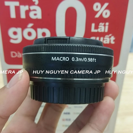 ỐNG KÍNH CANON 40 F2.8 STM DSLR , HAI MÀU TRẮNG VÀ ĐEN