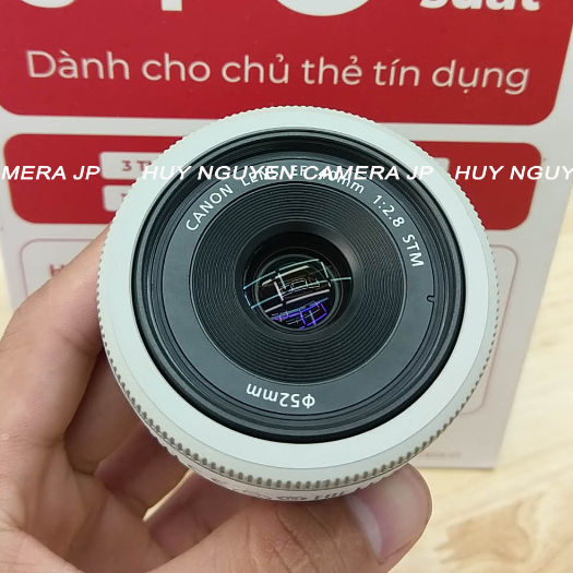ỐNG KÍNH CANON 40 F2.8 STM DSLR , HAI MÀU TRẮNG VÀ ĐEN