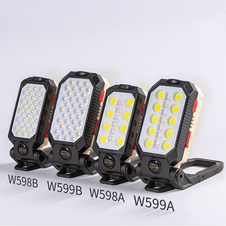 (Giao hàng tại Việt Nam) Đèn LED Cob T6 + Đèn làm việc gấp sạc USB Đèn sửa chữa ô tô Đèn ngoài trời Hấp phụ nam châm Đèn khẩn cấp